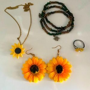 Sunflower Jewelry Bundle